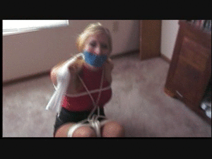 www.leggybondage.com - CRYSTAL FROST SEXY DOM GETS ROPES AND GAG LAST PART thumbnail